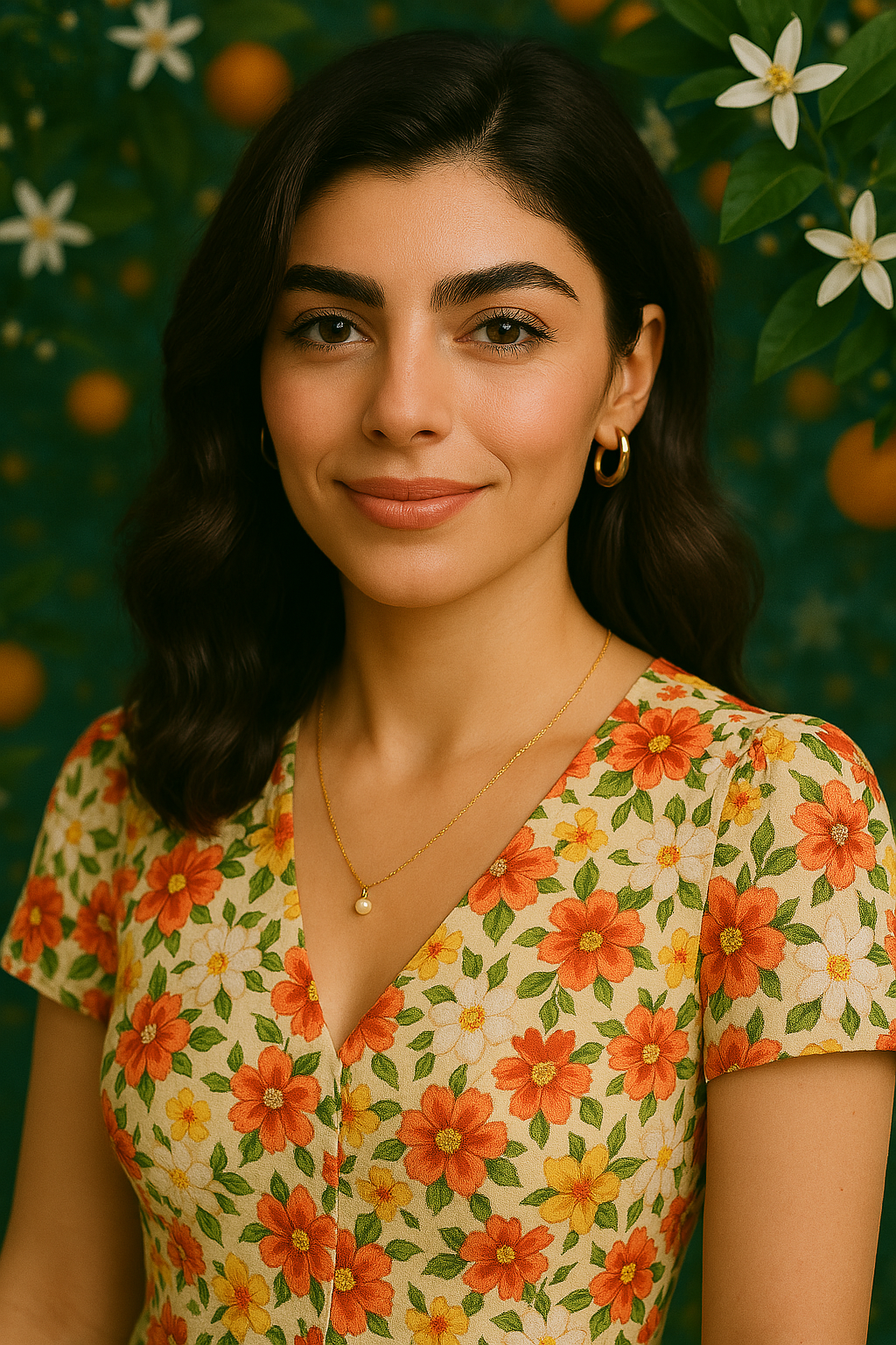 Citrus Bloom Pearl Jewelry